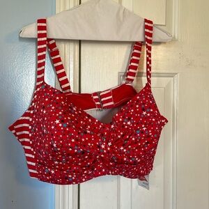 Lands end bikini top 24w nwt